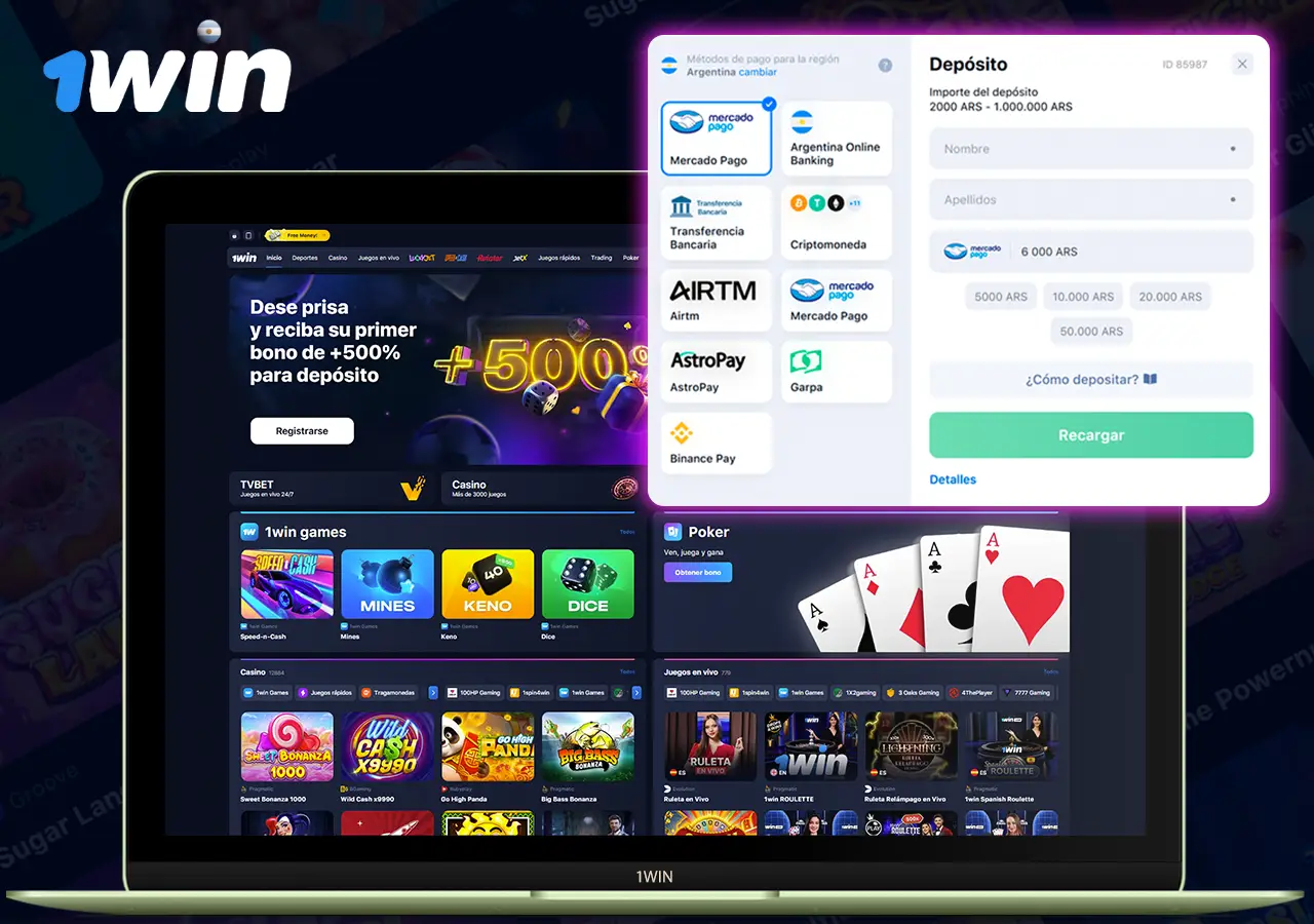 Depósitos en 1Win
